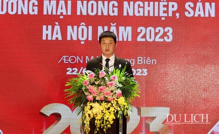  Phó Giám đốc HPA Bùi Duy Quang phát biểu Khai mạc Hội chợ